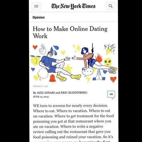 nytimes online dating